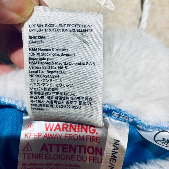 ❄️ [KIDS 6-8Y]  H&M x DISNEY Frozen Elsa Princess Snowflake Costume Fur Dress ❄️ - Picture 9 of 9